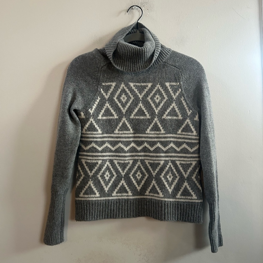 J.crew wool cashmere blend turtleneck